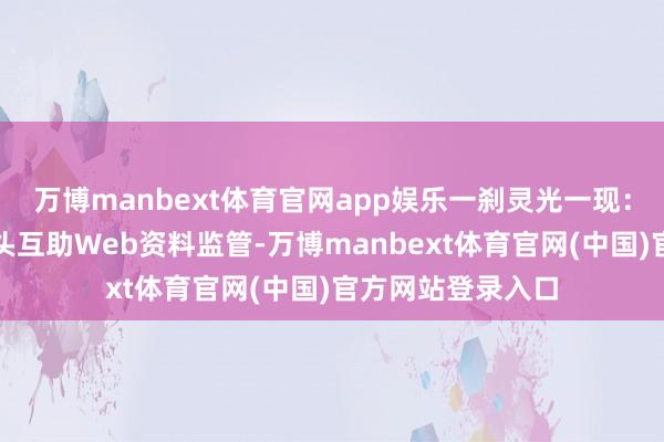 万博manbext体育官网app娱乐一刹灵光一现：不错用小型录像头互助Web资料监管-万博manbext体育官网(中国)官方网站登录入口