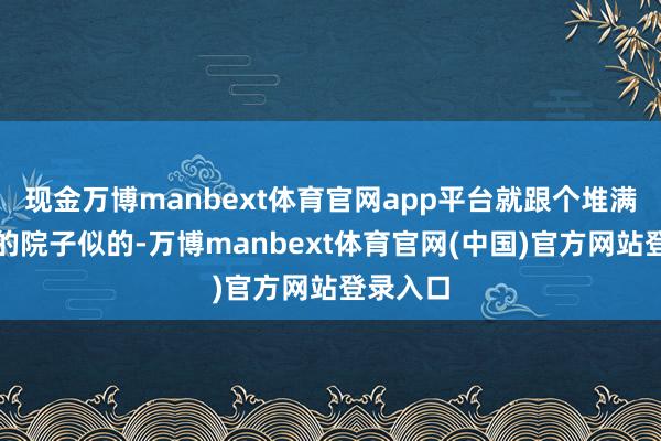 现金万博manbext体育官网app平台就跟个堆满了柴火的院子似的-万博manbext体育官网(中国)官方网站登录入口